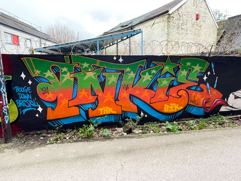 Inkie, M32 Cycle path, Bristol, March 2024