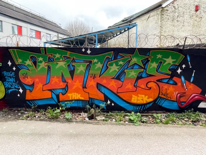 Inkie, M32 Cycle path, Bristol, March 2024