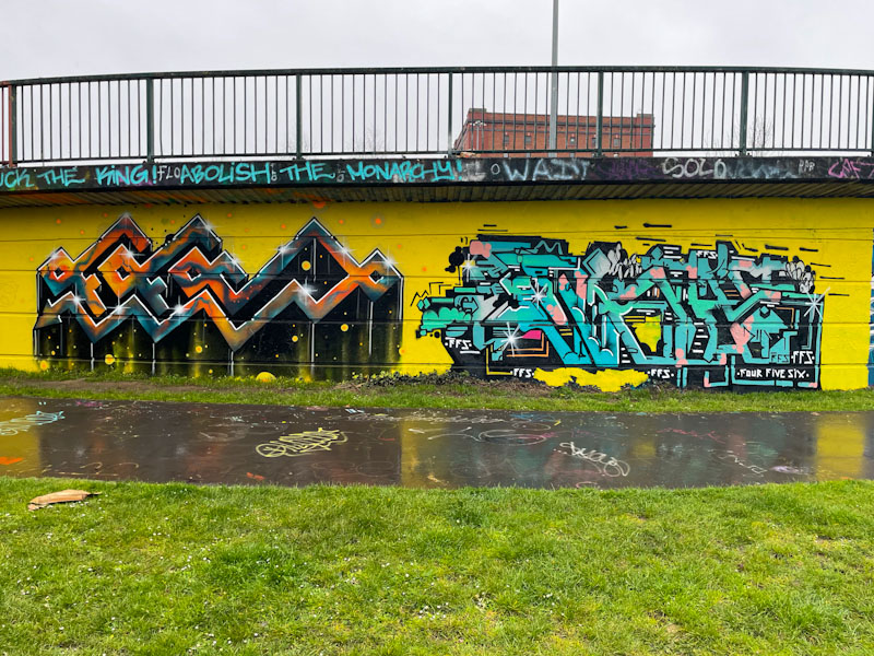 Marckinetic and Kid Krishna, Cumberland Basin, Bristol, April 2024