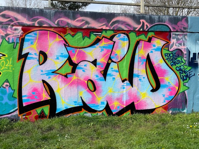 Raid, M32 roundabout, Bristol, April 2024