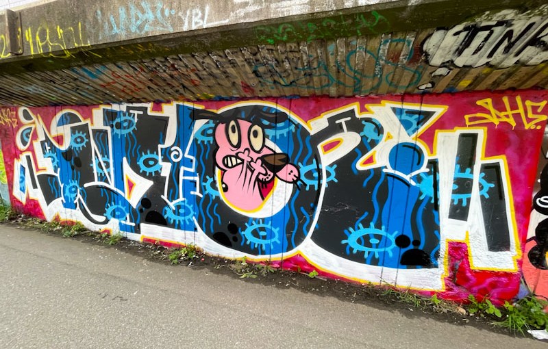 Biers, M32 Cycle path, Bristol, April 2024