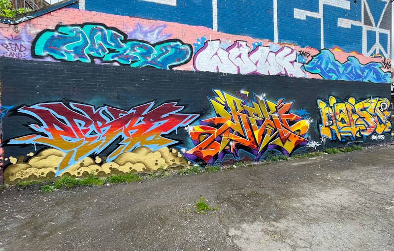 Fade, Dibz and Noise, Dean Lane, Bristol, April 2024