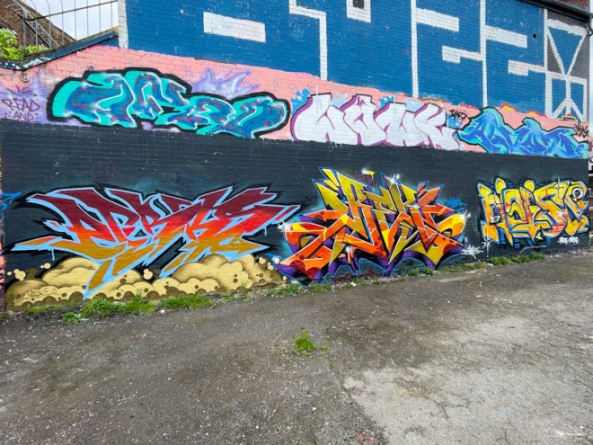 Fade, Dibz and Noise, Dean Lane, Bristol, April 2024