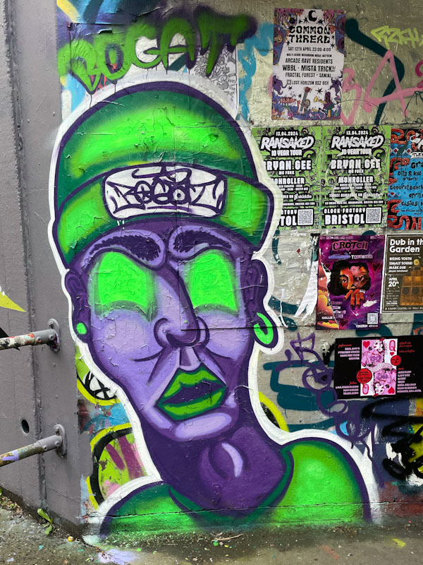 Bogat, M32 roundabout, Bristol, April 2024