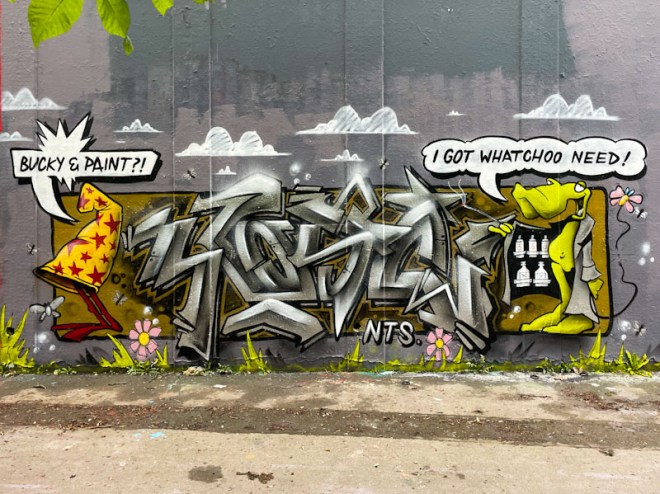 Kosc, M32 roundabout, Bristol, April 2024