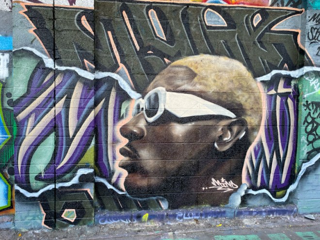 Mind 49 and Wxttsart, M32 Cycle path, Bristol, April 2024