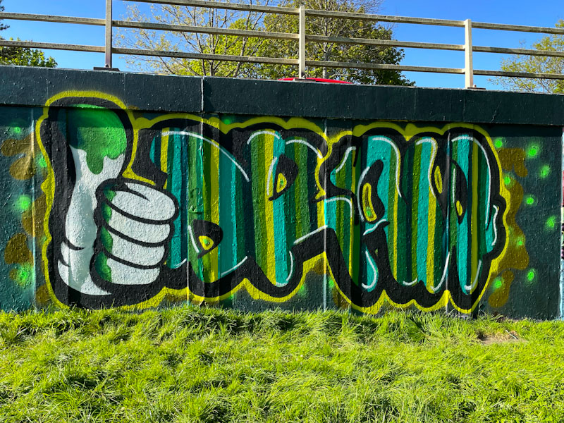 Mr Draws, M32 roundabout, Bristol, April 2024