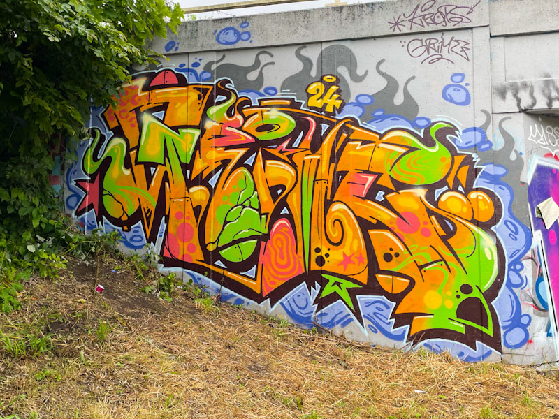 Grimes, M32 roundabout, Bristol, June 2024