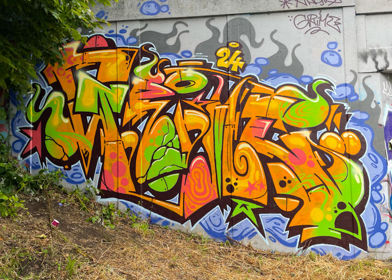 Grimes, M32 roundabout, Bristol, June 2024