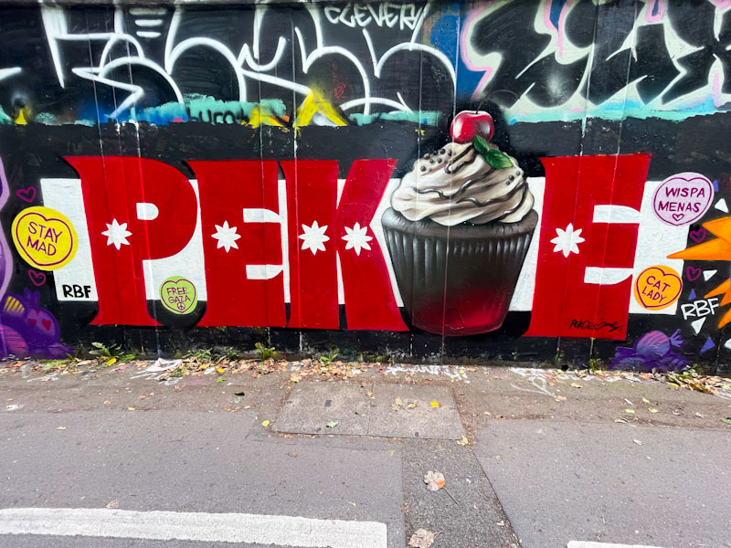 Pekoe and Jody, M32 roundabout, Bristol, June 2024