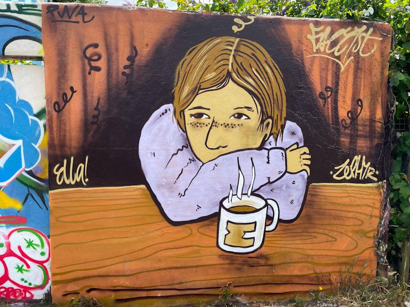 Face 1st, M32 cycle path, Bristol, June 2024