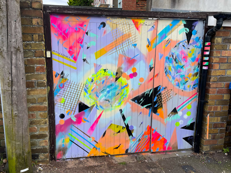 Emotional Waterfall Art, Upfest 24, Exeter Road, Bristol, May 2024