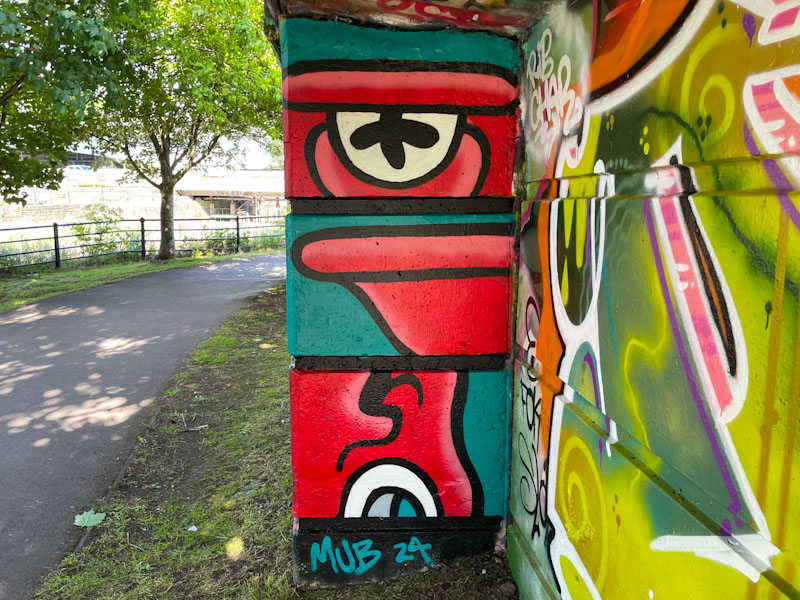 Mr Underbite, Cumberland Basin, Bristol, June 2024