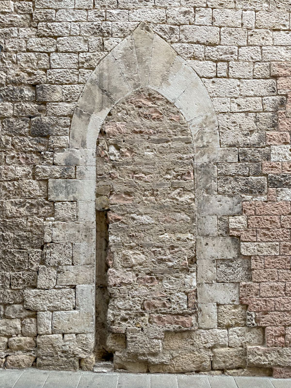 Ghost door, Assisi, Umbria, Italy, July 2023