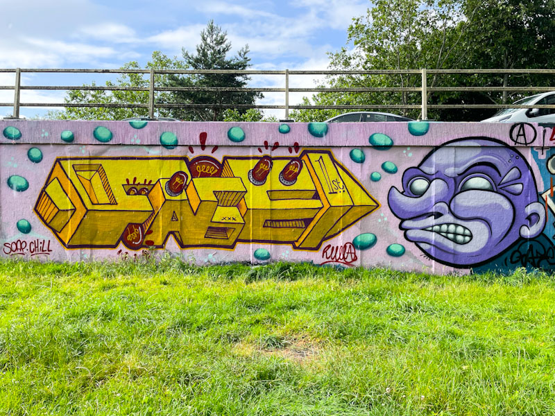 Face 1st and Zake, M32 roundabout, Bristol, June 2024