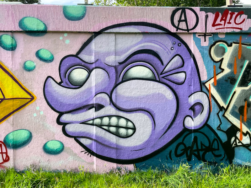 Zake, M32 roundabout, Bristol, June 2024