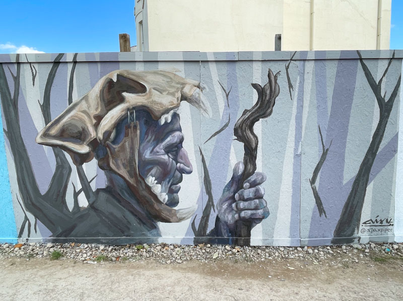 Ajax Piper, Cheltenham Paint Festival, Cheltenham, July 2023