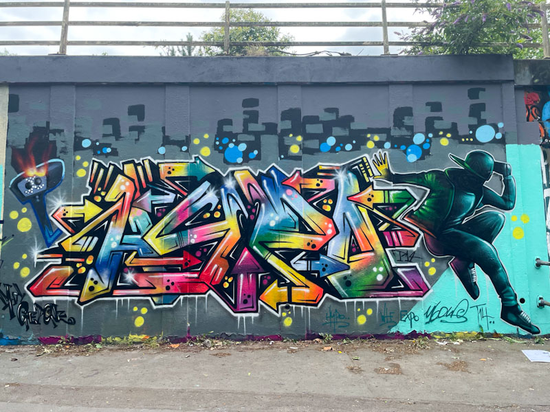 Hypo and Ulow, M32 roundabout, Bristol, June 2024