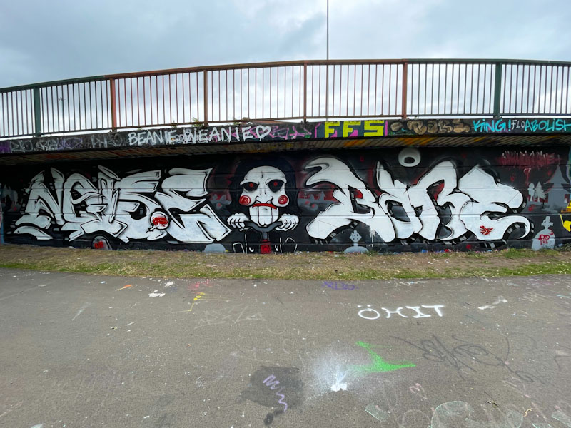 Noise and Sait Bare, Cumberland Basin, Bristol, July 2024