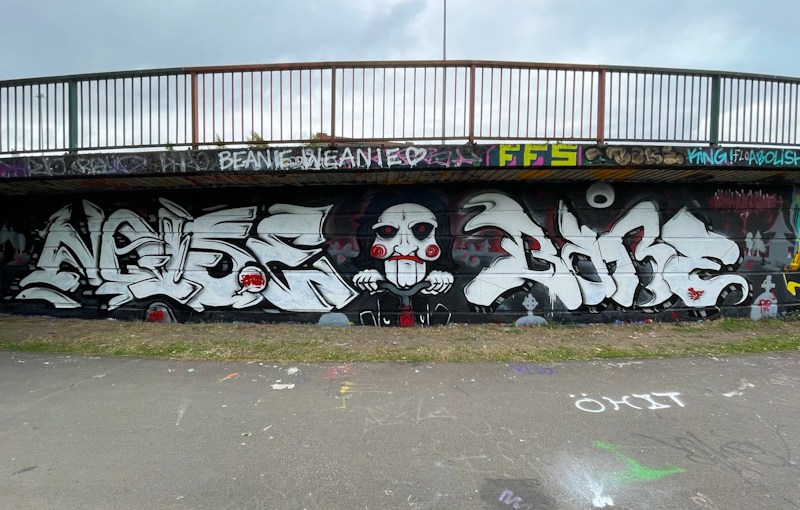 Noise and Sait Bare, Cumberland Basin, Bristol, July 2024