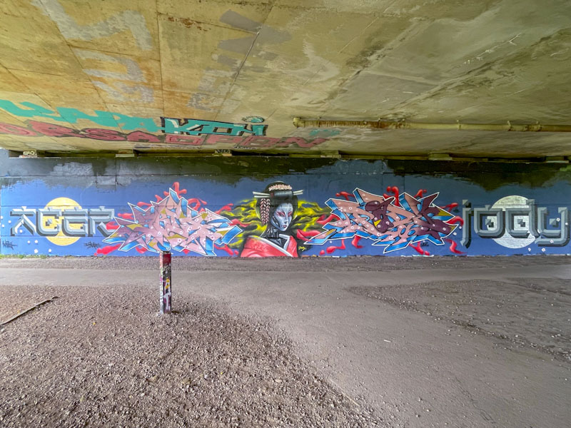 Acer One, Dibz, Jody and Fade, Brunel Way, Bristol, July 2024