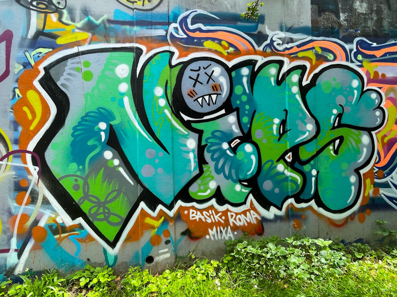 Nips, M32 roudabout, Bristol, July 2024