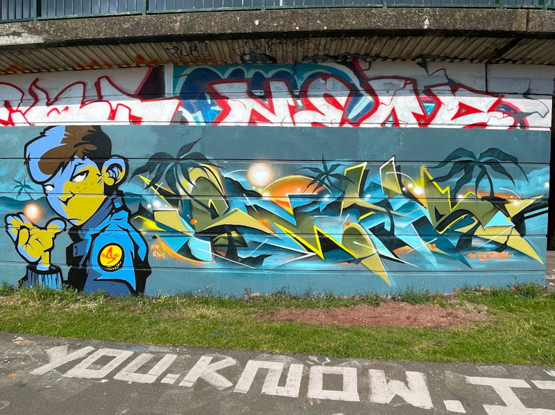 The Art of Sok and Smak, Cumberland Basin, Bristol, July 2024