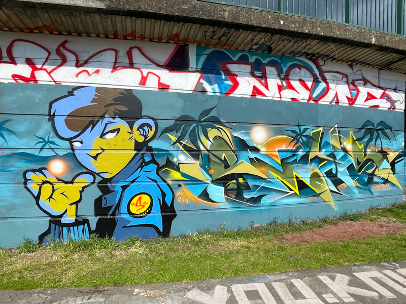 The Art of Sok and Smak, Cumberland Basin, Bristol, July 2024