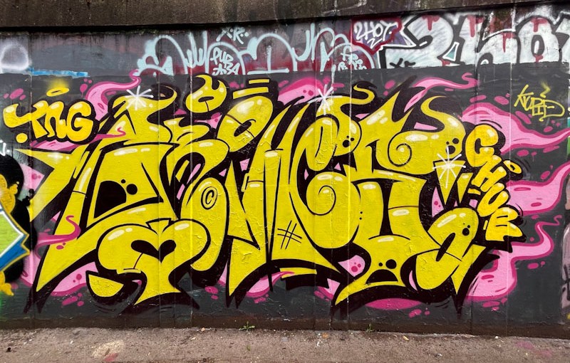 Grimes, M32 roundabout, Bristol, March 2024