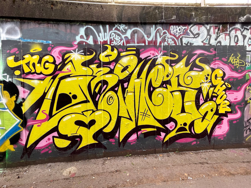 Grimes, M32 roundabout, Bristol, March 2024