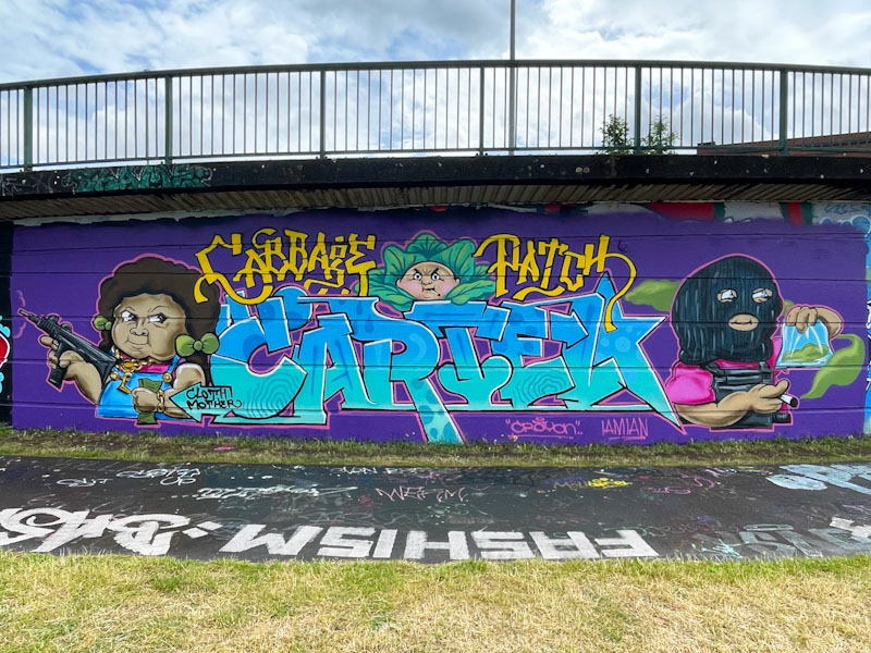 Kid Crayon and I Am Ian, Cumberland Basin, Bristol, July 2024