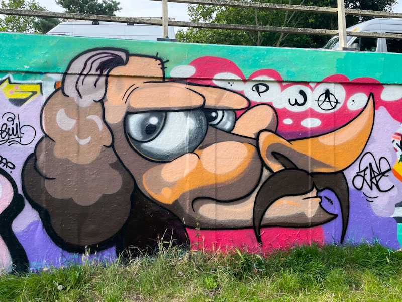 Zake, M32 roundabout, Bristol, July 2024