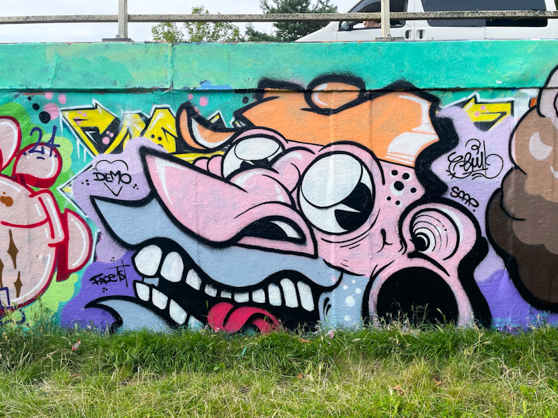 Chill, M32 roundabout, Bristol, July 2024