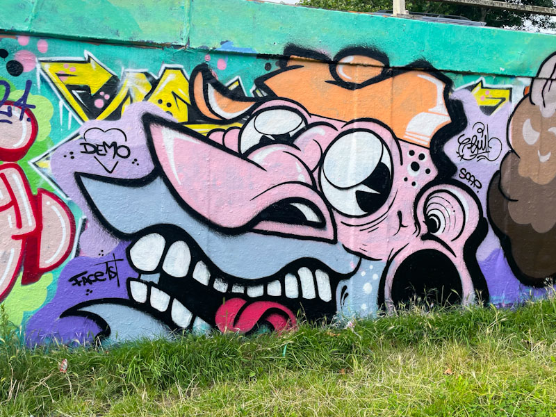 Chill, M32 roundabout, Bristol, July 2024