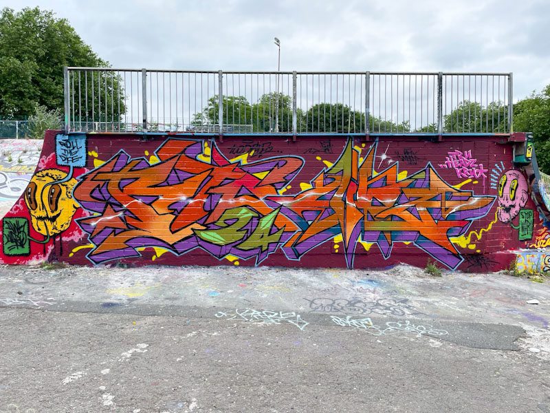 Awkward, Fade and Dibz, Dean Lane, Bristol, July 2024