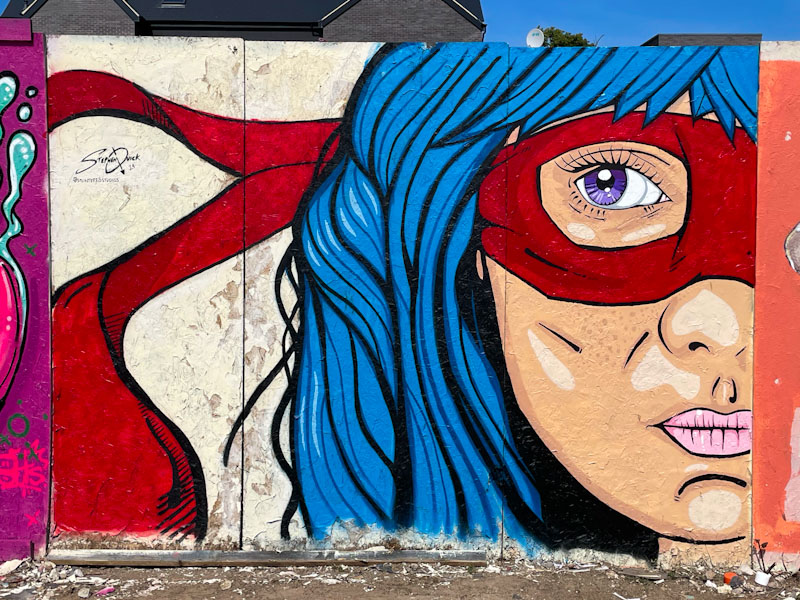 Stephen Quick, Cheltenham Paint Festival 2024, North Place car park, Cheltenham, July 2024