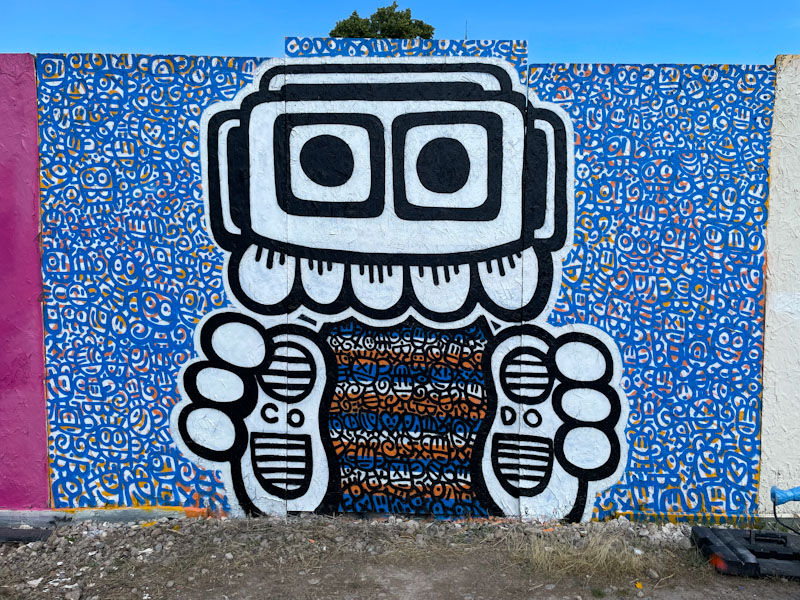 Codo, Cheltenham Paint Festival 2024, North Place car park, Cheltenham, July 2024