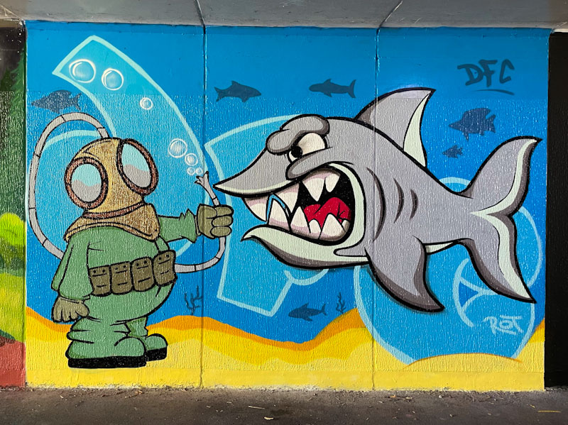 DFC1848, Cheltenham Paint Festival 2024, Honeybourne Line tunnel, Cheltenham, July 2024