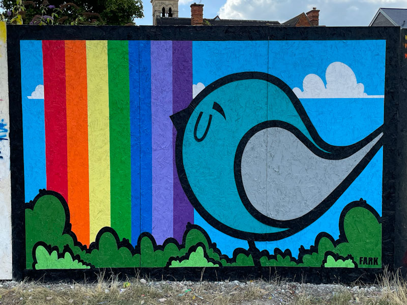 Fark, Cheltenham Paint Festival 2024, North Place car park, Cheltenham, July 2024