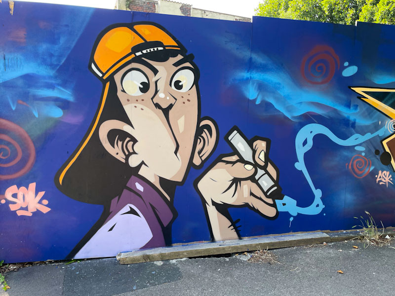 The Art of Sok, Ashton Road, Bristol, July 2024
