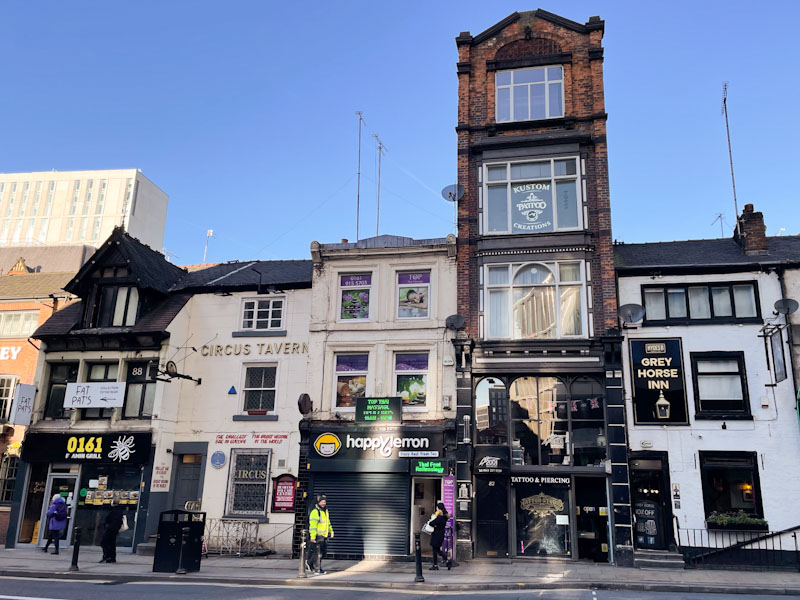 Stuart Little's house in reverse, Manchester, November 2023