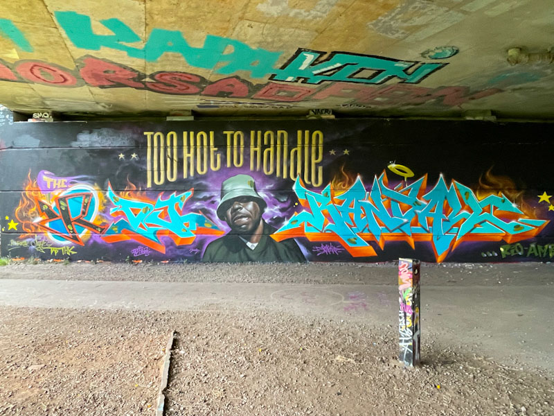 Goldie, Fade, Acer One, Jody and Dibz, Brunel Way, Bristol, August 2024