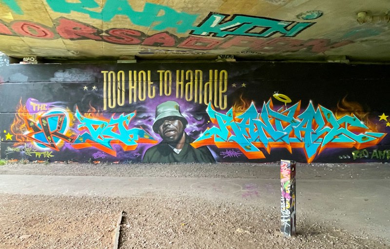Goldie, Fade, Acer One, Jody and Dibz, Brunel Way, Bristol, August 2024
