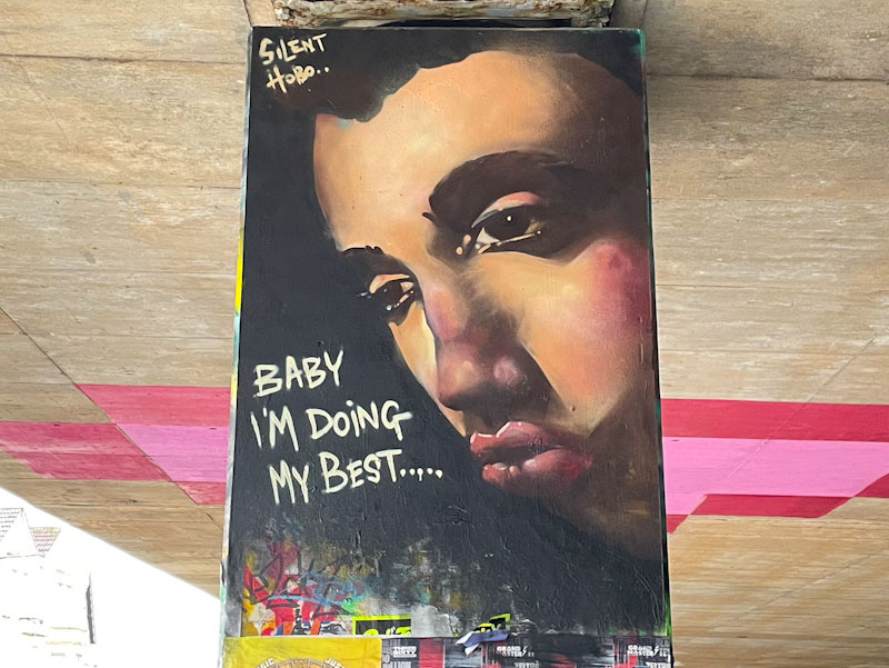 Silent Hobo, M32 Spot, Bristol, September 2024