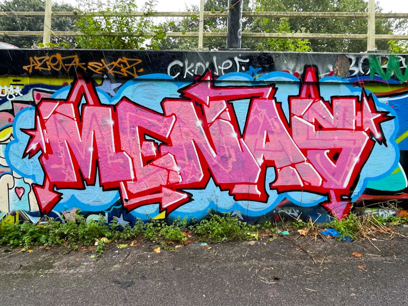 Unknown artist, M32 roundabout, Bristol, September 2024