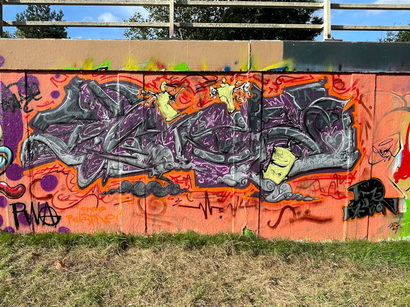 Posh, M32 roundabout, Bristol, September 2024