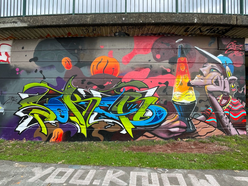 Soker and Sled One, Cumberland Basin, Bristol, September 2024