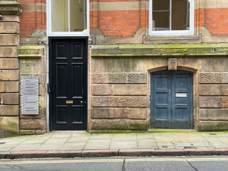 Big door, little door, Nottingham, March 2024