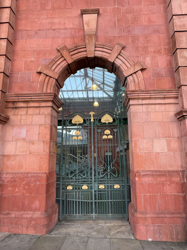 Station gates, Nottingham, March 2024
