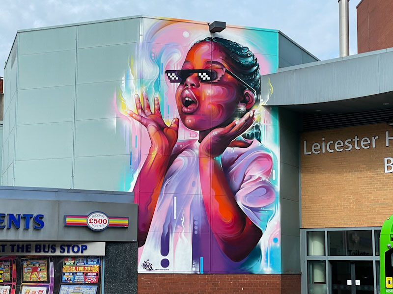 Mr Cenz, Leicester Bus Station, Leicester, July 2024